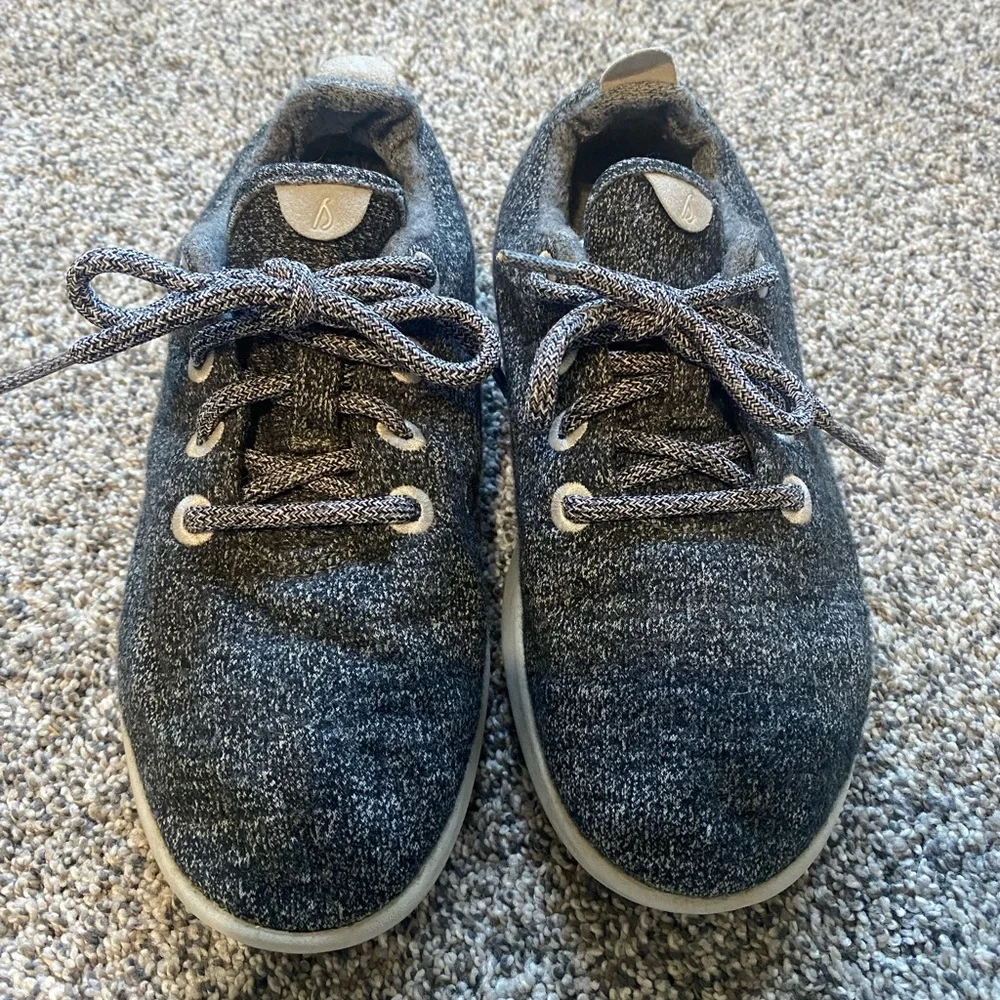 Women’s Grey AllBirds Wool Running Shoes size 8